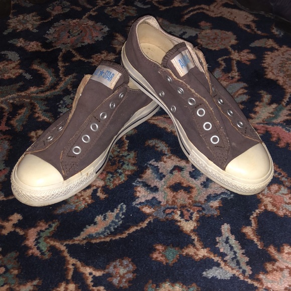 Converse Slip on Sneakers in Taupe - Picture 4 of 10